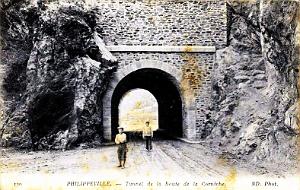 PHILIPPEVILLE - ROUTE DE LA CORNICHE - TUNNEL